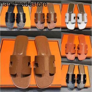 Sandale Orans Classic Top Leder Slipper Ms Hausschuhe Sommer Strand Slide Krokodilleder Leder Flip Flops Sexy Heels Mode Schrammen Schuhe