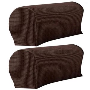 Stol täcker fåtölj slipcover polyester snyggt bekväm flexibel soffa armskydd hushållsartiklar