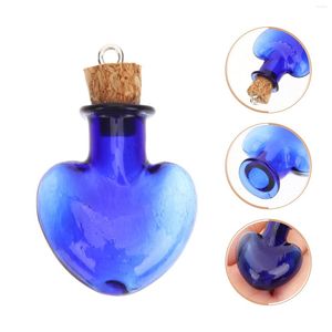 Vases 10 Pcs Wishing Glass Bottle Tiny Jars Bottles Luminous With Cork Small Miniature