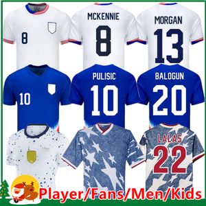 2023 2024 United states PULISIC Soccer Jerseys McKENNIE REYNA McKENNIE WEAH SWANSON USAs MORGAN RAPINOE 1994 Men woman / kids kit Football Shirt