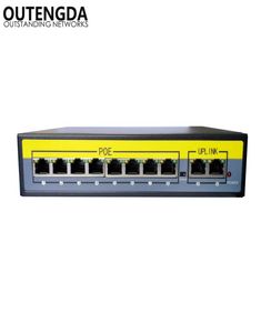 28 منفذ 100 ميجابت في الثانية POE مفتاح محول الطاقة على Ethernet IEEE 8023AFAT للكاميرات AP VOIP بنيت الطاقة 120W حاقن 8655877