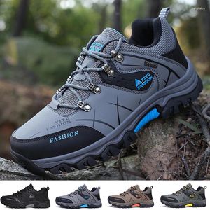 Sapatos de fitness dos homens caminhadas respirável trekking ao ar livre antiderrapante escalada montanha tênis alta qualidade