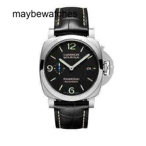 Panerai Luminors vs Factory Top Quality Automatic Watch s.900 Automatisk Watch Top Clone Penahai Lumino 1312 Crocodile Leather Strap Brand Designers handled handled