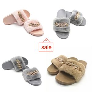 Novas modas em estoque outono e inverno Flash Diamond Diamond Fluffy Slippers Indoor e Outdoor Fluffy Flip-Flops eur 36-41 EUR 36-41