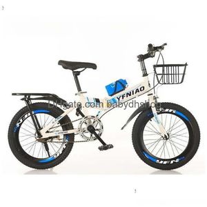 Biciclette da viaggio Wolface Bicicletta pieghevole per bambini Mountain Bike 18/20/22 pollici Freno a doppio disco Cambio 6-14 anni Bambino 2022 Dr Dh1Fb