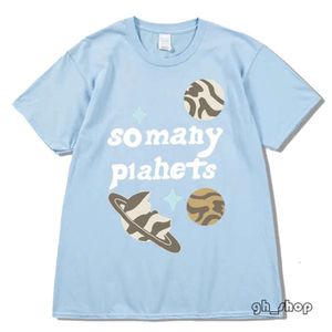 メンズTシャツ壊れた惑星市場非常に多くの惑星TシャツストリートウェアハラジュクTシャツプラス夏の半袖Tシャツルーズコットントップ4728