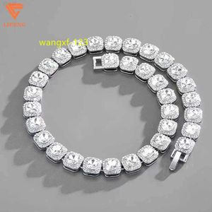 Gra Certificate d Vvs Moissanite Diamond Round Edged Hip Hop Iced Out Jewelry Tennis Chain Necklaces