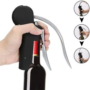 Portabla flasköppnare Vinverktyg Set Foil Cutter Bar Spake Corkscrew Cork Drill Lifter Kök Tillbehör Öppnarverktyg Y240315