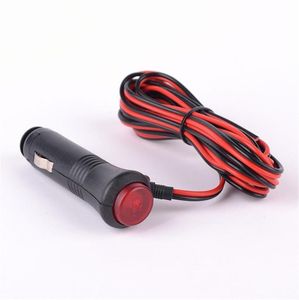 1 PCS 12V 24V CAR TABERETTE LIGHTER POREMING LIGHT LIGHTER POWERLINEプラグ10Aヒューズスイッチインジケーター3メートル電力ライン6498341