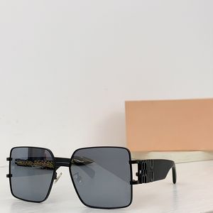 MUMU Designer retro okulary przeciwsłoneczne Urocze metalowe styl przeciw promieniowaniu anty UV Anty refleksja Mumu81 Women Luksusowe okulary przeciwsłoneczne