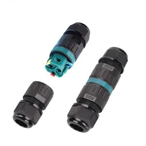 Conector à prova d'água ip68 i/t, conector de fio de 2/3/5 pinos, parafuso rápido, terminais push-in, caixa de junção elétrica, diy go