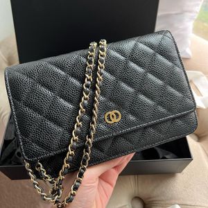 WOC Fashion skórzana kołdry crossbody cc to torba klasyczna klapka czarna torba na torba designerska torebki torebki na ramię luksusowe kosmetyczne torby komunikatory