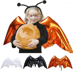 Decorazione per feste Palloncini foil ala di pipistrello Palloncini per bambini Ali appese al retro Palloncino Giocattolo gonfiabile Decorazioni di Halloween Forniture per la casa