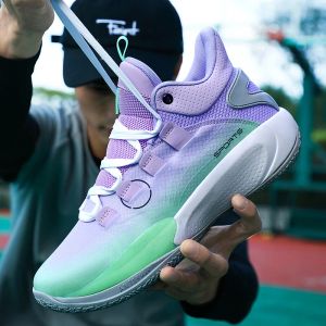 Boots Original Men's Sneakers High Quality Purple Men Sport Basketball Shoes High Top Training Shoes Women Gym Sneakers Tenis Basquete