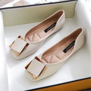 Flats 2023 New Women Flats Hot Sell Colourful Suede Women Loafers Summer Ballet Round Toe Flats Designer Shoes Loafers