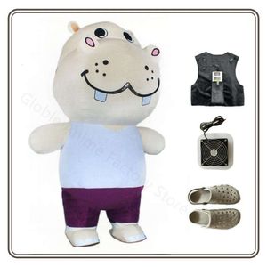 Mascot Costumes 2/2.6M Iatable Cow Mascot Costume Iated Garment Halloween Party Game Walking Performance Props