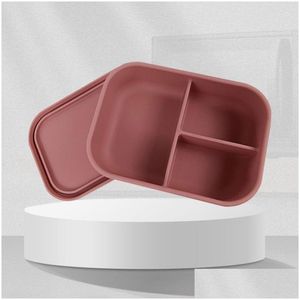 ランチボックスバッグSILE BOX BENTO TRAVER OUTDOORSポータブル食料保管コンテナキッズ電子レンジレクタンガル3セルディナーウェアOTNCF