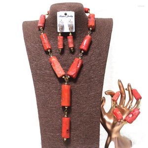 Necklace Earrings Set Dudo Nigerian Coral Beads For Sale African Real Weddings Jewelry 2024