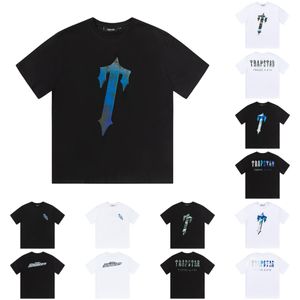 デザイナーメンズティートラップスターメンズTシャツストリートファッションブランド勾配スポーツ半袖バスケットボールシャツサッカーTシャツメッシュ通気性トレーニングシャツxx