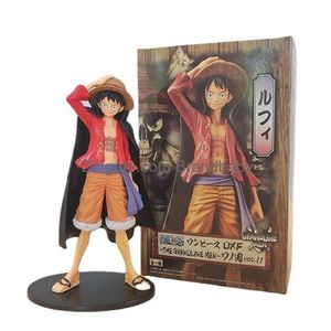 Novidade Jogos One Piece Figura Luffy Zoro Ace Sanji Sailors Estátua em pé 16-26cm Série de coleção Modelo de presentes de Natal para Drop D Dhtfy