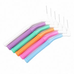 10st L-formade mini Eyel Brush Eyel Extensi Borstes for Eye L Cleaning Mascara Wands Applicator Lip Brush Makeup Tool 86DL#