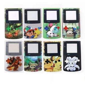 Boxs New Customized UV Printed Carton Character Full Housing Shell Case Cover For Game Boy Color GBC Console