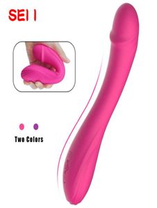 Realistic Dildo Vibrators for Women Silicone Rechargeable Vibrators Gspot Vaginal Clitoris Stimulators Adult Sex Toys for Women Y2608374