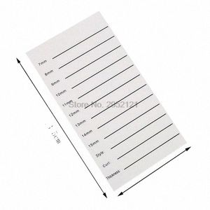 por dhl 200pcs Individual Eyel Extensi Hand Plate Holder L Tray Strip Palette Acrílico Eyel Beauty Makeup Tool novo r3FS #