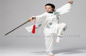 Chinês Tai chi roupas Kungfu uniforme taiji espada traje Qigong roupa bordada vestuário para mulheres homens menina menino crianças adulto4401081