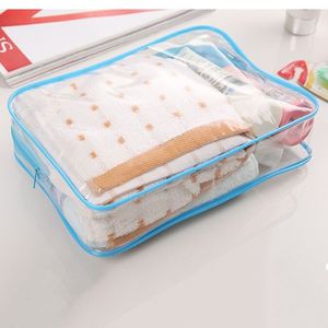 Borsa per cosmetici trasparente Borsa per trucco da donna Organizzatore Borse per lavaggio da viaggio in PVC Custodia con cerniera Organizador Trousse Maquillage Femme299J