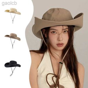 Wide Brim Hats Bucket Hats Panama Womens Outdoor Sunshine Fisherman Hat Sunshine Mountain Climbing Hat Big Brim Sunshine Hat H156 24323