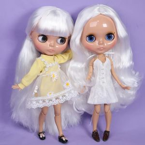 ICY DBS Blyth Doll per la serie NoBL136 Capelli bianchi Corpo articolare 16 BJD OB24 anime girl 240311