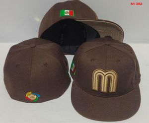 Mäns baseball mexicos monterade storlek hattar la snapback hattar världsserie vit hip hop sox sport kepsar chapeau grå söm hjärta 