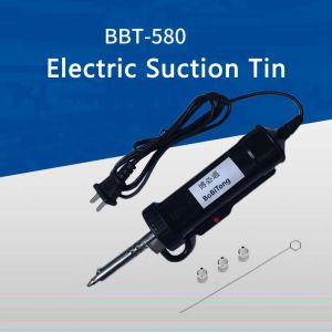 İpuçları BBT580 110/220V Otomatik Emme Tabanca Emme Cihazı Tin Cihaz Elektrik Pompası Teneke Çip Ana Aboard Onarımı Desoldering Tabanca