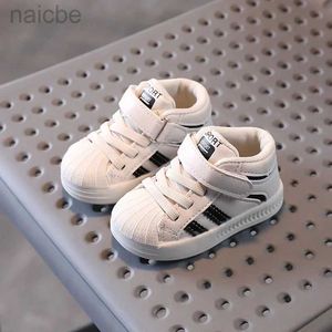 Sneakers babyskor småbarn casual skor barns sportskor fashionabla och avslappnade baby mjuka skor 24322