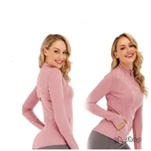 Versão alta Lu-088 2024 Jaqueta de ioga feminina LL Workout Sport Coat Fitness Jacket Sports Quick Dry Activewear Top Sólido Zip Up Moletom Sportwear Venda Quente 3628