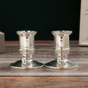 Ljushållare 3/par Holder Base Plastic Candlestick Desktop Decoration Festivals Electronic Candles Home Decor