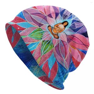 Berets India Mandala Zen Buddha Bonnet Chapéus Moda Chapéu de Tricô para Mulheres Homens Inverno Quente Skullies Beanies Caps