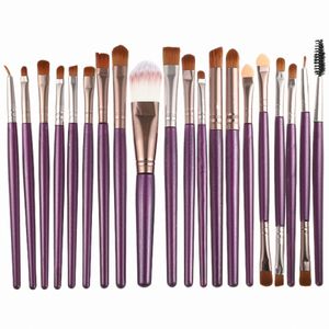 Vocoste 20 PCS Make up Brush Set Tools EyeShadow Highlighter Foundati Ccealer Brushes Kit Cosmetic Beauty Parte Accories R3l3 #