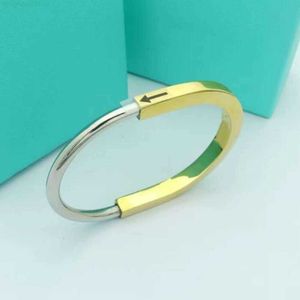 PopularLuxury Designer Horseshoe Shaped Titanium Steel Armband Rose Gold Jewelry Mdeh