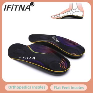 Solette IFiTNA 1/2 Lunghezza Ortopedia Plantare di supporto per arco plantare Uomo Sneaker Piede piatto Varo Fascite plantare Plantari Inserti per scarpe Dolore al tallone