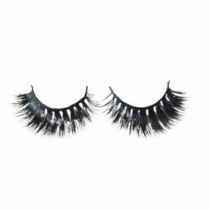 I USA 200Pair 3D Mink Eyeles Hair Soft False Les Fluffy Wi Thick Les Handmade Eyel Extensi Eye Makeup Tools 97Ki#