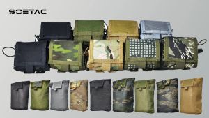 Bags SOETAC Tactical Magazine Pouch Molle Mag ROLLUP Molle Pouch Tool Storage Bag Outdoor Mesh Drop Hunting Airsoft Dump Pouch