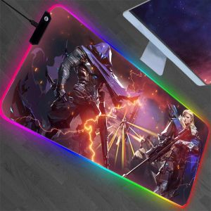 Almofadas valoran o mouse rgb mouse mouse compact pc jogador de mesa de mesa grande bloqueio de computador bloqueio de teclado mate mousepad presentes dropshipping