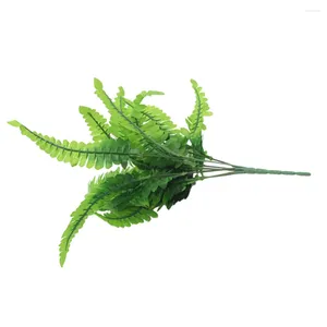 Decorative Flowers Faux Plant Simulated Fern Decor Artificial Wall Leaf Indoor Fake Greenery Lifelike