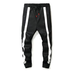 Pop2019 desen Men039s Haren Bound Feet Crotch Will Dokuz Parça Bir Durmaya Geldi Jeans Man Sports Pants Tide2027034