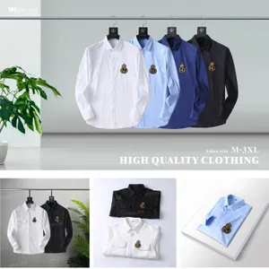 New style designer men's slim fit luxury shirt fashion casual long sleeved Polo brand twisted button shirt designer denim shirt M-3XL # yyj99