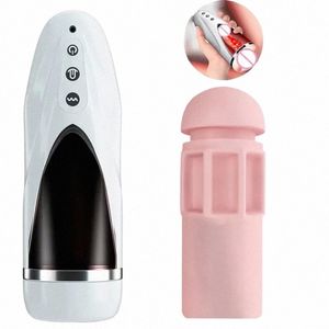 Sucker Masturbators for Men Vabina Reail Vagina ładowalny sprzęt męski prawdziwy męski masturbati Kobiety gadżety wibratorowe W1RA##