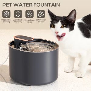 Suprimentos fonte de água dispensador de água para animais de estimação dispensador elétrico fonte para gato cão