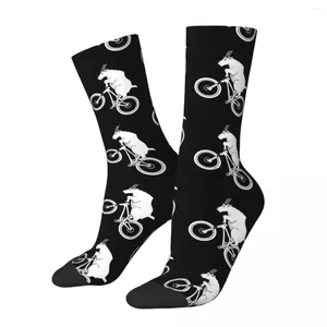 Men's Socks Sock For Men Goat Hip Hop Vintage Mountains Downhill Bike Bicycle MTB Happy Quality Pattern Printed Boys Crew Casual Gift